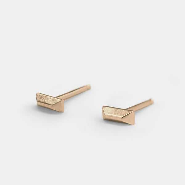 Ingot Studs - Gold
