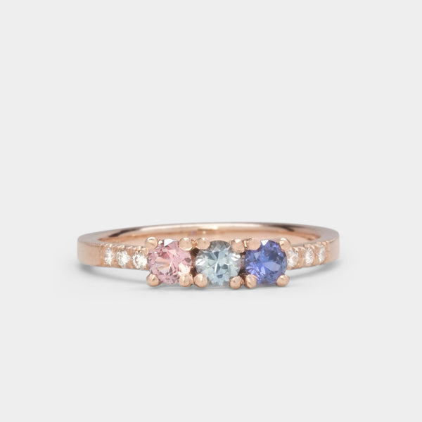 Triple Sapphire Ring